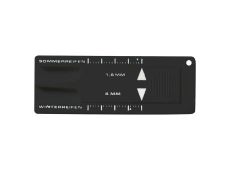 Schlüsselanhänger "Reifenprofilmesser" bedrucken