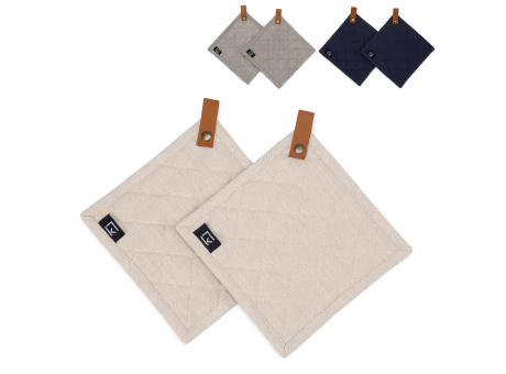 Kosta Linnewäfveri 2er-Pack Topflappen Werbeartikel