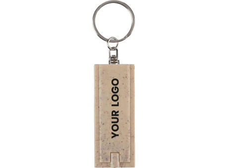 Weizenstroh-Schlüsselhalter Günter bedrucken