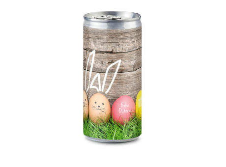 Geschenkartikel / Präsentartikel: HasenSecco - 24 x Promo Secco 0,2 l, Slimlinedose Werbeartikel