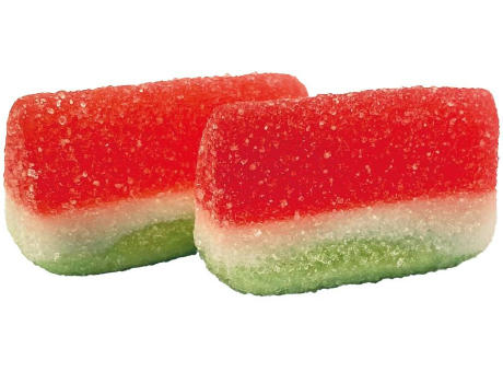 HARIBO Wassermelonen Werbetüte,   2 Stück, Inhalt: HARIBO Wassermelonen Werbeartikel