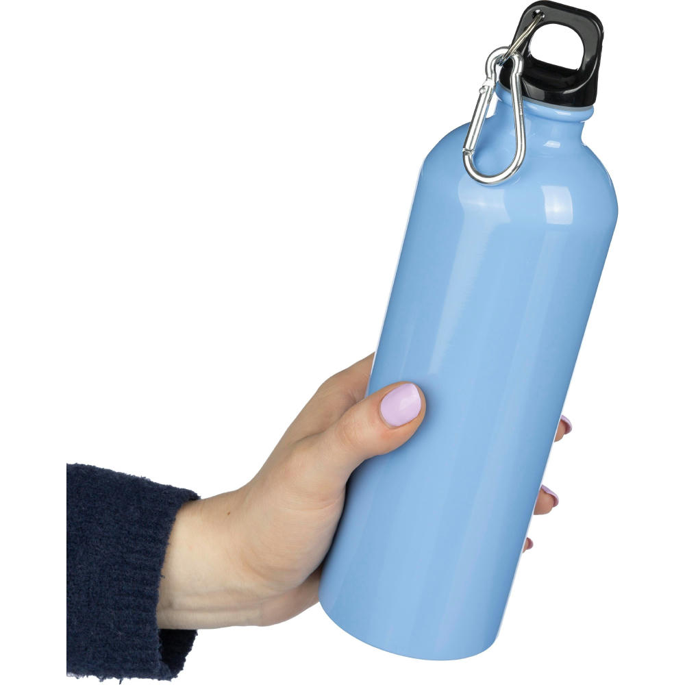 Recycelte einwandige Edelstahlflasche (750 ml) Emeric Werbeartikel