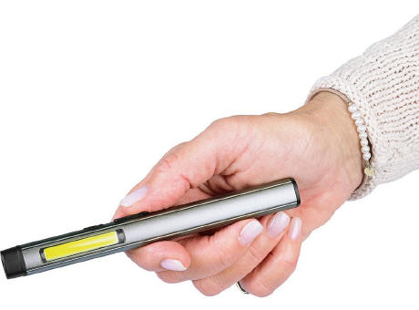 Aufladbare LED Leuchte "Profi Inspection Light UV 200 L" Werbeartikel