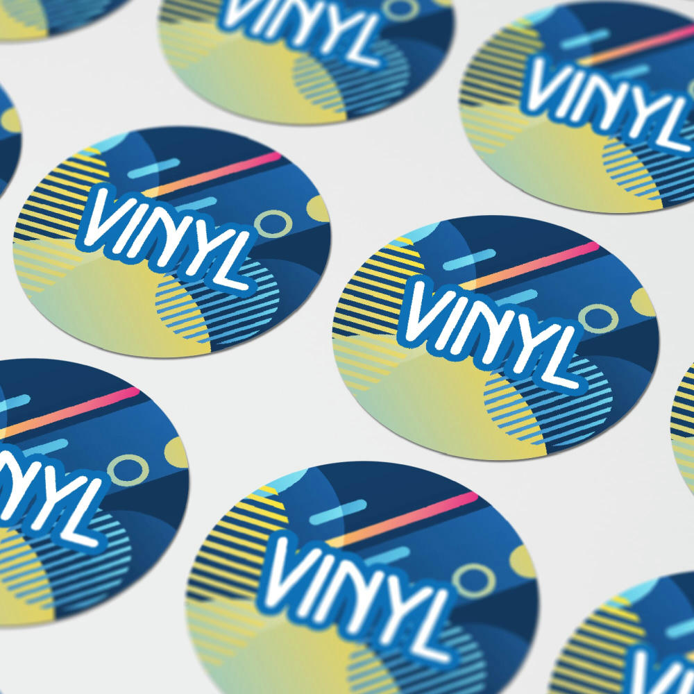 Vinyl Sticker Rund Ø 50 mm Werbeartikel