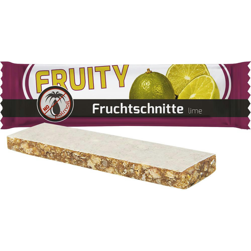 Product image Fruchtschnitte Limette, ca. 23g, Flowpack Werbeartikel