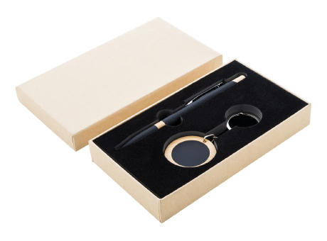 Geschenkset Kugelschreiber und Schlüsselanhänger Specuset Werbeartikel