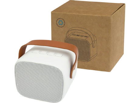 Product image Diya 3W kabelloser Lautsprecher aus recyceltem Kunststoff Werbeartikel