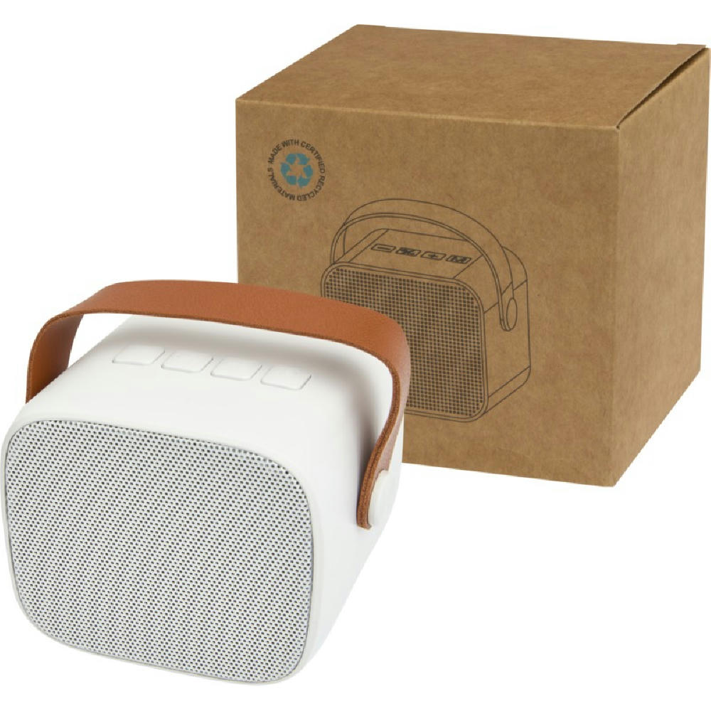 Product image Diya 3W kabelloser Lautsprecher aus recyceltem Kunststoff Werbeartikel