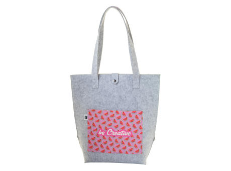 individuelle RPET Schultertasche CreaFelt Toteback bedrucken