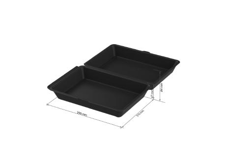 Menübox "ToGo" XL, ohne Trennstege Werbeartikel