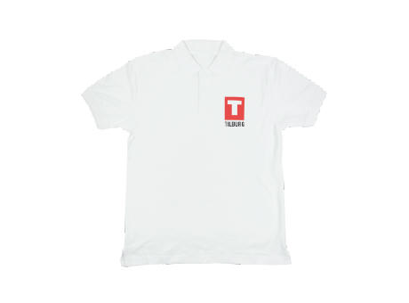 Polo-Shirt 180 gr/m2 weiß - M bedrucken