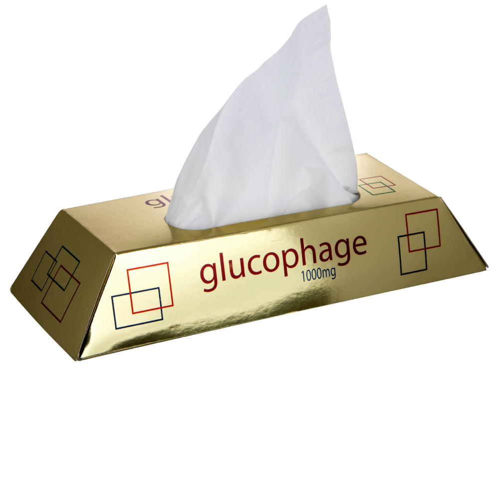 Product image Taschentuchbox Goldbarren Werbeartikel
