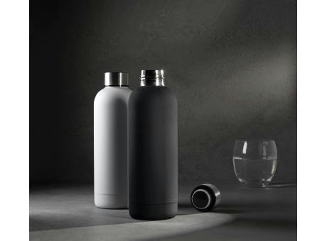 GRIP pulverbeschichtete 550 ml Edelstahl-Thermosflasche Werbeartikel