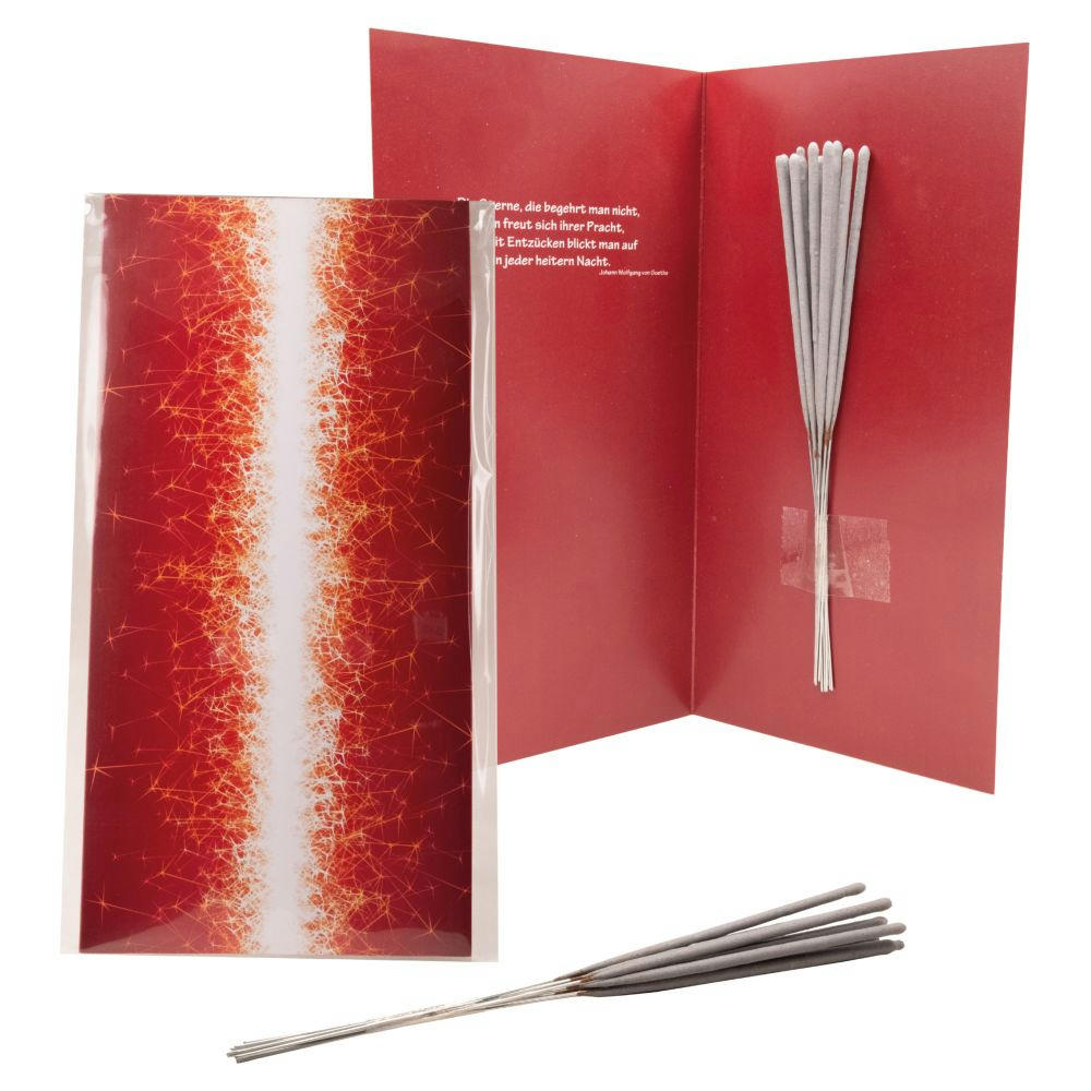 Product image Weihnachtskarte Wunderkerzen Werbeartikel