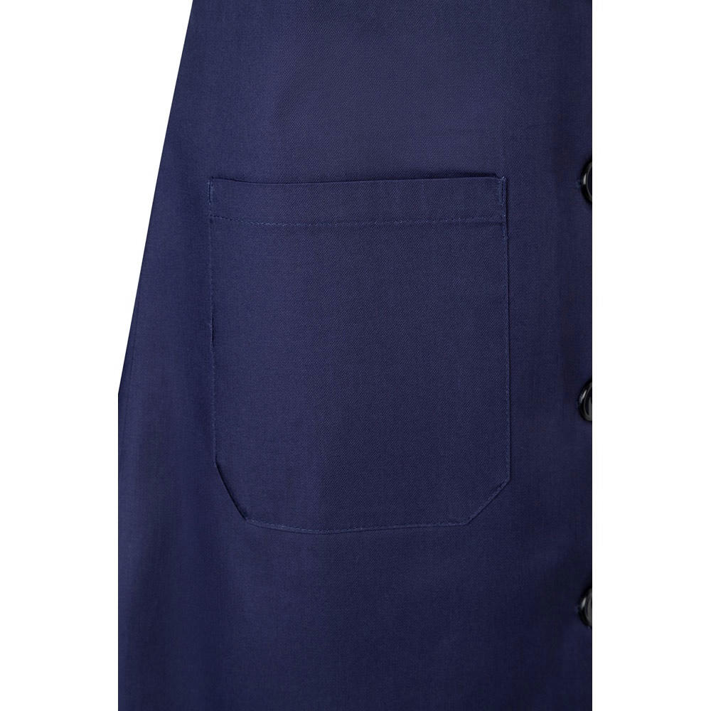 VL RAMA. Langärmeliger Kittel (175 g/m²), aus Baumwollköper (35 %) und Polyester (65 %) Werbeartikel