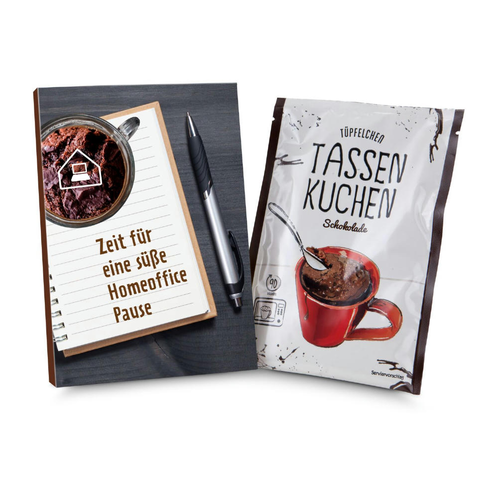 Product image Geschenkartikel / Präsentartikel: Tassenkuchen Schokolade 70 g, süße Homeoffice Pause Werbeartikel