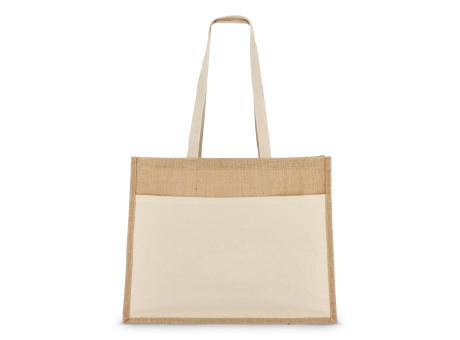 Product image Jute Tragetasche OEKO-TEX® 45 x 12 x 35cm 320g/m² bedrucken