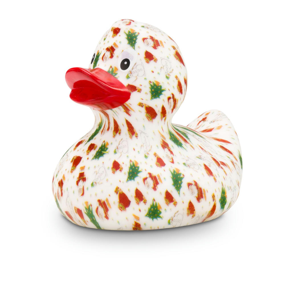 Product image Werbeente Tanja Tannenbaum mit rotem Schnabel, ca. 8 cm Werbeartikel