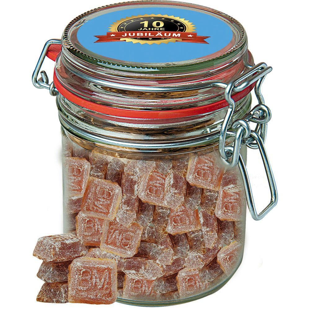 Product image Bayrisch Malz Bonbons, ca. 200g, Bonbonglas Maxi Werbeartikel