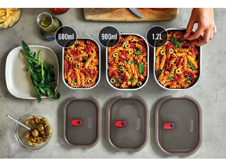 Black+Blum 3-tlg. Mealprep Box Set - klein, medium, groß Werbeartikel