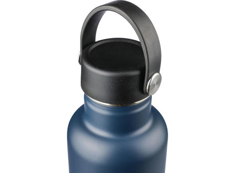 Recycelte doppelwandige Trinkflasche aus Edelstahl (500 ml), Lior Werbeartikel