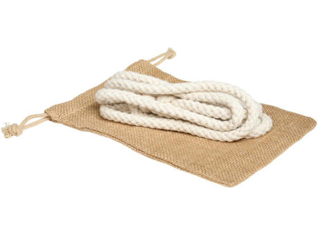 Springseil "Made in Germany" - Baumwolle natur Werbeartikel