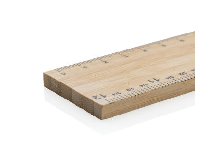 Timberson extra dickes 30cm doppelseitiges Bambuslineal bedrucken