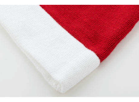 gestrickte Weihnachtsmütze Babbo Werbeartikel