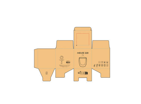 Meuse 220 Tasse Borosilikat Glas 250 ml  Werbeartikel