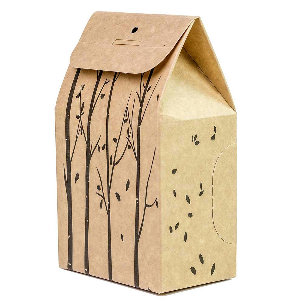 Vogelfutter To-Go - Werbekarte Werbeartikel