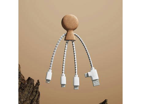 Xoopar Mr. Bio Cork Charging Cable bedrucken