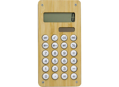Product image Taschenrechner aus Bambus Thomas Werbeartikel