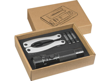 Product image Set aus Taschenlampe und Multitool Werbeartikel