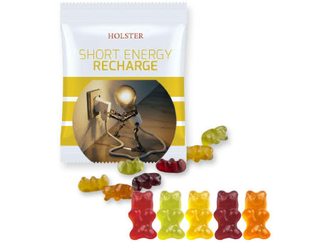 Product image Gummibärchen ohne Gelatine, ca. 10g, Mini-Tüte Werbeartikel
