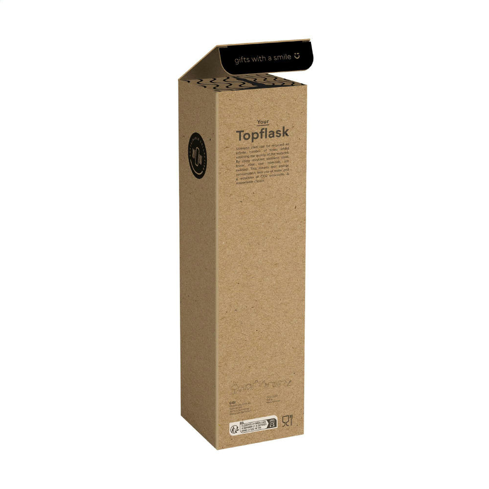 Topflask RCS Recycled Steel 750 ml Trinkflasche Werbeartikel
