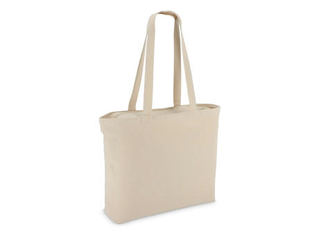 Product image Baumwoll-Tragetasche mit Reißverschluss OEKO-TEX® 47 x 11 x 35cm 320g/m² bedrucken