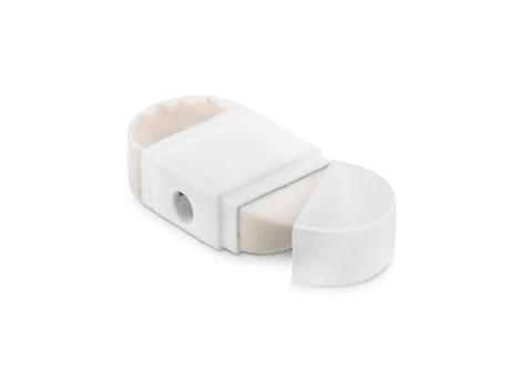 Dosenspitzer mit Radierer Werbeartikel