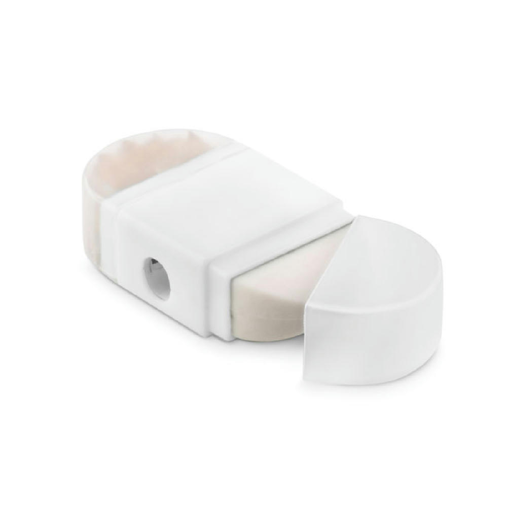 Product image Dosenspitzer mit Radierer Werbeartikel