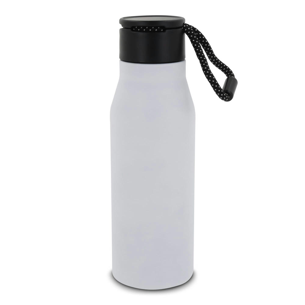 Isolierflasche mit Trageschlaufe 600ml Werbeartikel