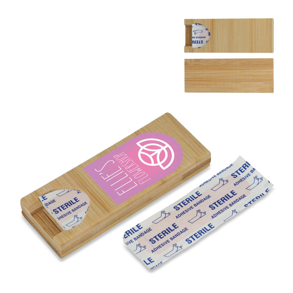 Product image Pflaster in Bambusbox Werbeartikel