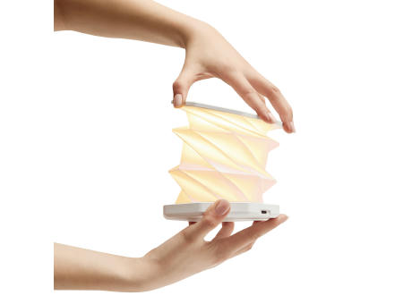 CHIC GLOW - Faltbare / ausziehbare LED-Tischlampe Werbeartikel