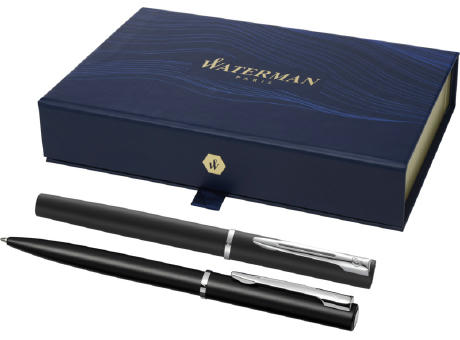 Product image Waterman Allure Tintenroller und Kugelschreiber - Set (schwarze Mine) Werbeartikel