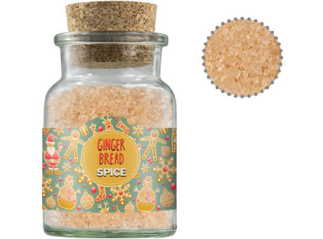 Gewürzmischung Lebkuchen, ca. 85g, Korkenglas Werbeartikel