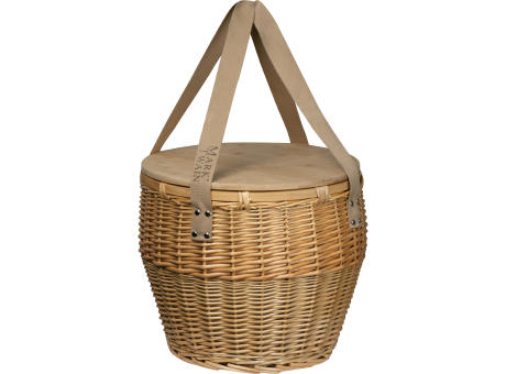 Product image Mark Twain Picknickkorb aus Rattan Werbeartikel