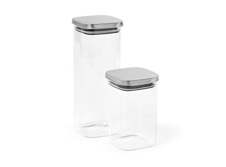 Delacroix 1200 Vorratsbehälter Borosilikat Glas 1270 ml  Werbeartikel