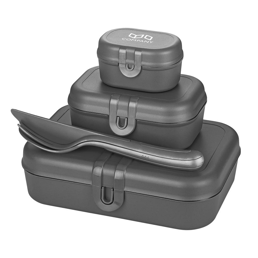 Koziol PASCAL READY Lunchbox-Set + Besteck-Set Werbeartikel