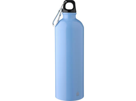 Recycelte einwandige Edelstahlflasche (750 ml) Emeric Werbeartikel