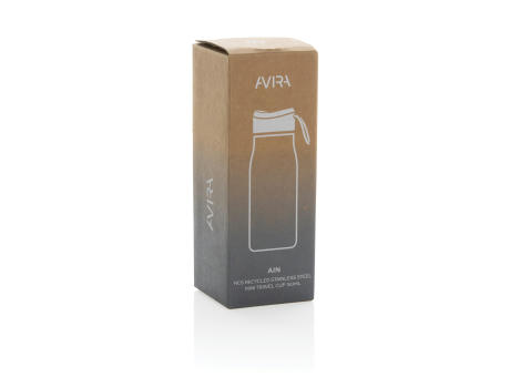Avira Ain 150ml Reiseflasche aus RCS rec. Stainless-Steel Werbeartikel