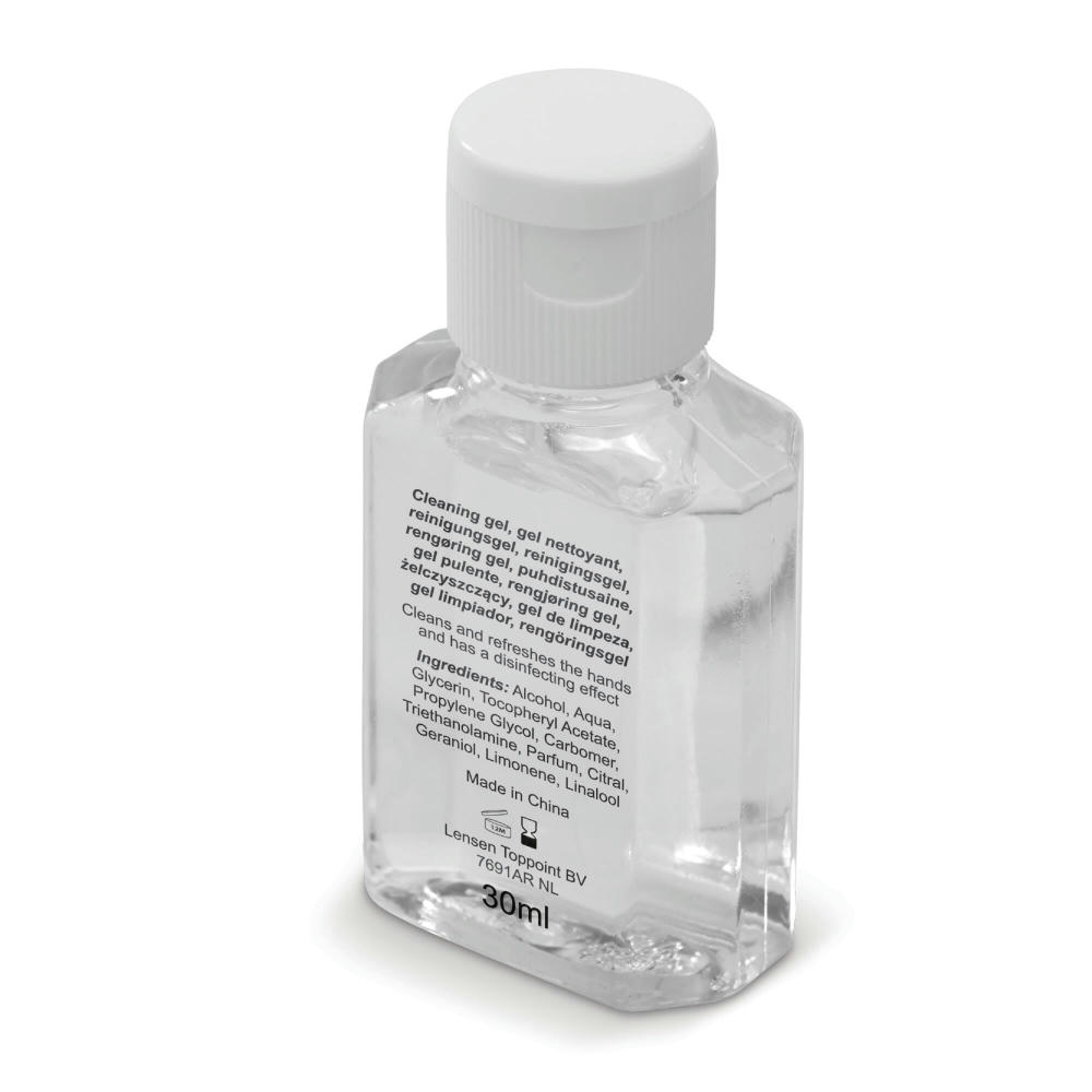 Reinigungsgel für die Hände 30ml Werbeartikel