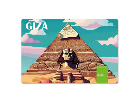 POLYCLEAN rPET Displaytuch 30x20 cm im Papieretui, All-Inclusive-Paket  Werbeartikel